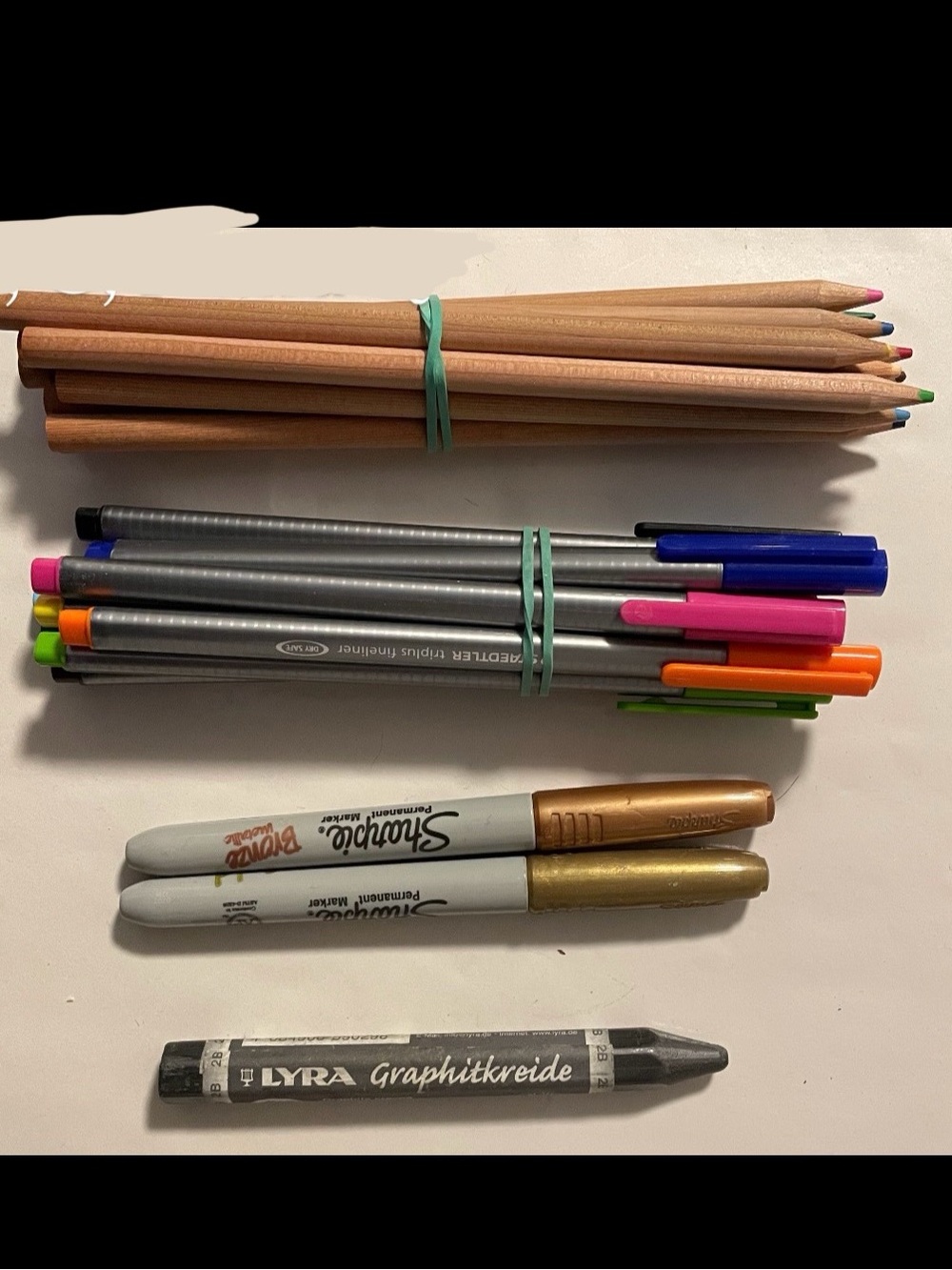 Collection of Drawing supplies
